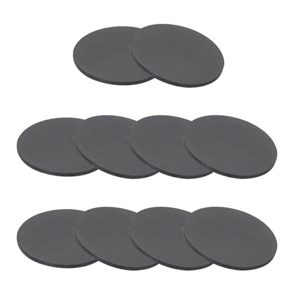 PATIKIL Rubber Solid Discs Washers, 10 Pcs 35mm OD x 1mm Thick Rubber Round Gasket Pad Bushings Spacer Washer for DIY Gasket Craft, Black - size: 35mm x 1mm