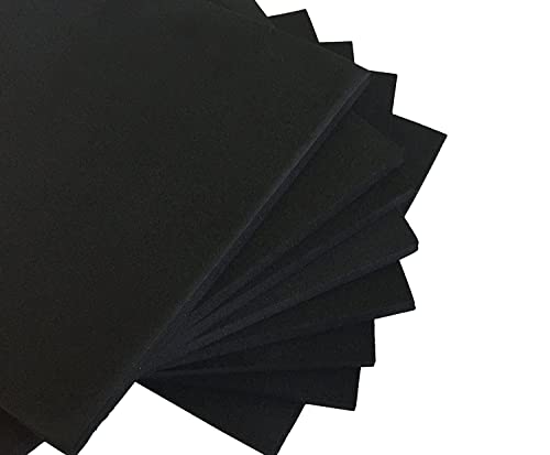 XCEL Multi-Purpose Crafting Foam Sheet Roll – Neoprene Rubber Sheets for Costumes Cosplay Packing Foam Gasket Material – Closed Cell Foam Padding in Various Options (Black, 35" x 13.9" x 3mm (6 Pack)) - color: Black, size: 35" x 13.9" x 3mm (6 Pack)