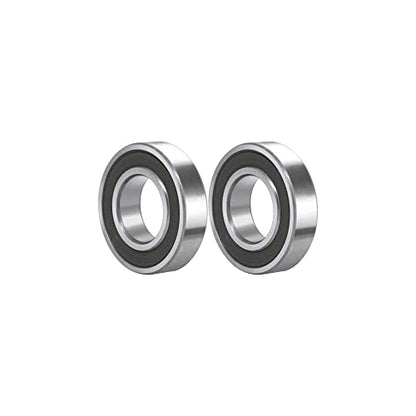 6902-2RS 2 PCS Deep Groove Ball Bearing 15×28×7mm Double Black Rubber Sealed Ball Bearing Chrome Steel P0 Z2 Bearing for Industrial Machine,Power Tools and Mechanical Equipment - size: 6902-2RS Size 15×28×7mm