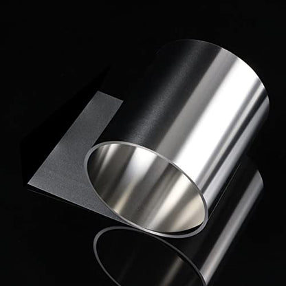 Stainless Steel Shim Stock, 304 Stainless Steel Shim Stock Roll, Full Hard Temper, 50" Long x 6" Wide x 0.004" Thick - size: 50" Long x 6" Wide x 0.004"
