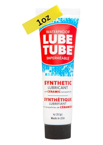 LubeTube 1oz O-Ring Grease – Stops Leaks on Pump & Filter Seals – Non-Sticky Synthetic Grease for Pool Equipment, Plumbing & RV – PFAS-Free, Food-Grade, Made in USA - size: 1oz