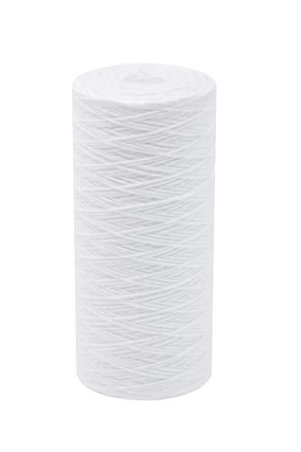 Pentair Pentek WP.5BB97P Big Blue Sediment Water Filter, 10-Inch, Whole House Polypropylene String-Wound Filter Cartridge, 10" x 4.5", 0.5 Micron 1 Count (Pack of 8) - size: 1 Count (Pack of 8), style: 0.5 Micron