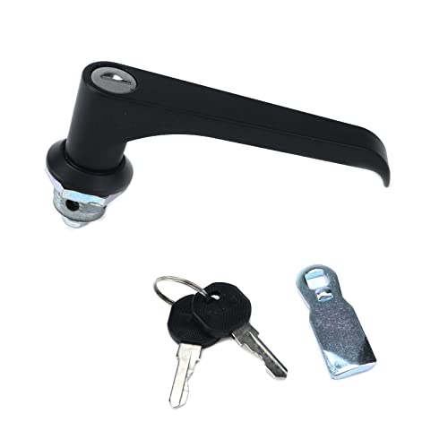 HEVSTIL Stainless Steel Handle Lock, Power Cabinet Door Lock, Outdoor Switch Cabinet Power Distribution Cabinet Lock