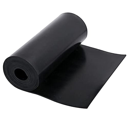 Neoprene Rubber Sheet Roll - 1/8 Inch Thick x 12 Inch Wide x 10 Feet Long Solid Rubber Gasket Seal for DIY Gaskets, Pads, Seals, Crafts, Flooring, Cushioning of Anti-Vibration, Anti-Slip - size: W:12In x T: 1/8In x L: 10Ft