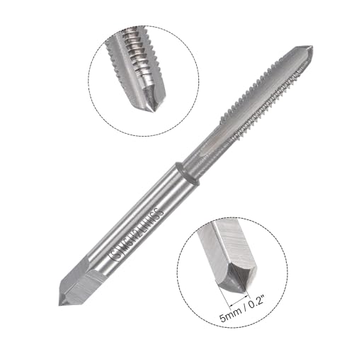 M6x1mm Metric Left Hand Tap and Die Set,Machine Thread Screw Tap with Round Threading Die,Tap & Die Kit for Nut Screw Bolt Thread Repair - size: M6x1mm