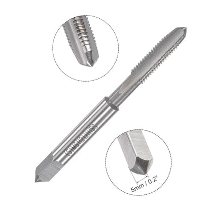 M6x1mm Metric Left Hand Tap and Die Set,Machine Thread Screw Tap with Round Threading Die,Tap & Die Kit for Nut Screw Bolt Thread Repair - size: M6x1mm
