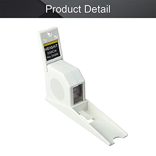 Utoolmart 200cm Height Meter White Wall Mounted Height Meter Growth Ruler CM Metric