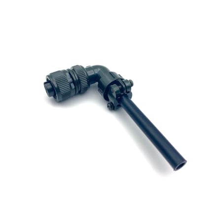 MS3108A10SL-3S Industrial Circular Heavy-Duty Connector, MIL-DTL-5015 Series Threaded Connector 3 Pin Contacts Solder Female 90° Angle Plug, 10SL Shell Size for Industrial and Machinery and Equipment - size: MS3108A10SL-3S
