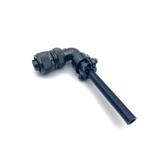 MS3108A10SL-3S Industrial Circular Heavy-Duty Connector, MIL-DTL-5015 Series Threaded Connector 3 Pin Contacts Solder Female 90° Angle Plug, 10SL Shell Size for Industrial and Machinery and Equipment - size: MS3108A10SL-3S