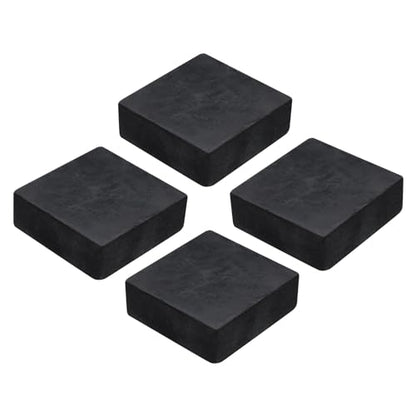 uxcell 50mm 4pcs Rubber Anti-Vibration Hard Pad 20mm Thickness