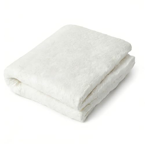 Ceramic Fiber Blanket 24"x26"x1" Thick, 2400F Fireproof Insulation 832-3390