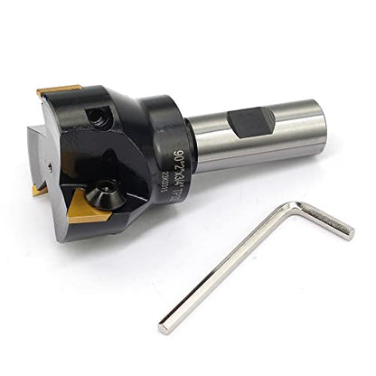 OSCARBIDE Indexable End Mill TP32,3/4" Shank,2" Cutting Diameter,3 Flutes