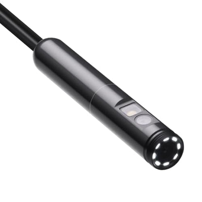 VEVOR Endoscope Camera with Light, Dual Lens Borescope for Android & iOS, 1920P HD Inspection Camera with 8 + 1 LED Light, 2X Zoom, 16.4FT Snake Cable, IP67 Waterproof Snake Camera for Auto, Plumbing - size: 16.4FT