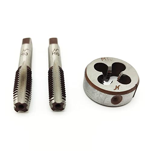 AtticZone M10 x 1.5 Metric Hand Thread Tap and Die Set, Right Hand - size: M10x1.5