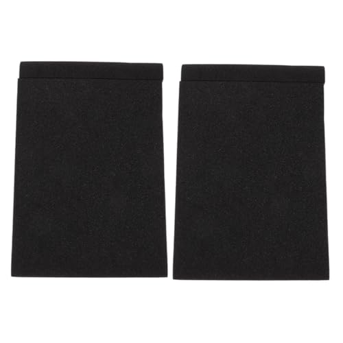 Speaker Pads Subwoofer Isolation Pad Black Pu 2pcs