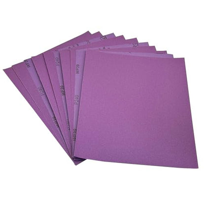 240 Grit Wet Dry Sandpaper, 10pcs 9 x 11 Inch Sanding Sheets - style: Grit 240