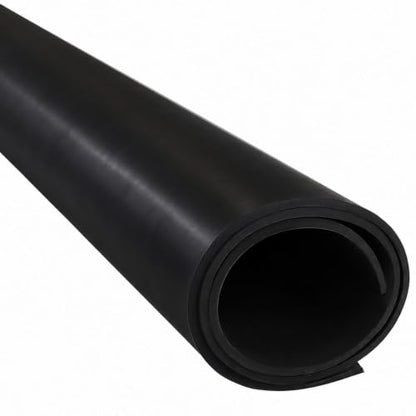 EPDM Rubber Sheet, Black, 60A, 0.125" x 36" x 48" - size: 48 x 36 x 0.125 in.