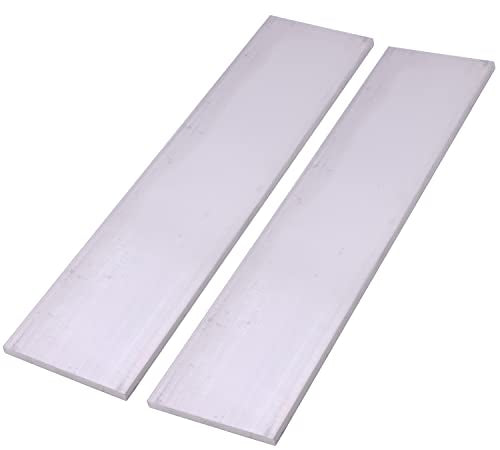 2 Pieces 1/4" (6mm) X 3"(75mm) Square Aluminum Flat BAR 12" Long .23" 6061 General Purpose Plate,T6511 Solid New Mill Stock - size: 1/4" X 3"X 12"