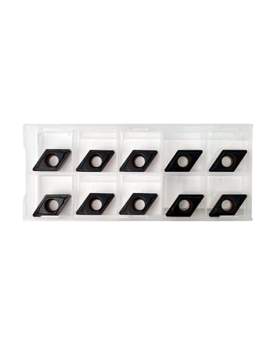 10Pcs DCMT11T308 DCMT32.52 Carbide Turning Inserts - size: DCMT 32.52 DCMT11T308 10pcs