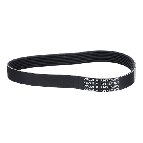uxcell 187J8 PJ V-Ribbed Belt 8 Ribs 18.7" L x 0.74" W x 0.14" H, EPDM - size: 187J8