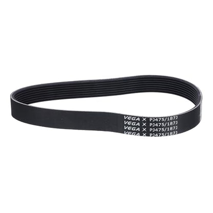 uxcell 187J8 PJ V-Ribbed Belt 8 Ribs 18.7" L x 0.74" W x 0.14" H, EPDM - size: 187J8