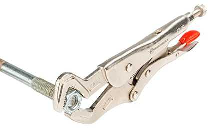 Powerbuilt 9-Inch Parrot Nose Pliers Hand Tool, Adjustable Locking Jaw, Non-Slip Grip on Pipes and Bolts, Car Vehicle Repair, Sinks, Home Improvement Tools - 642896