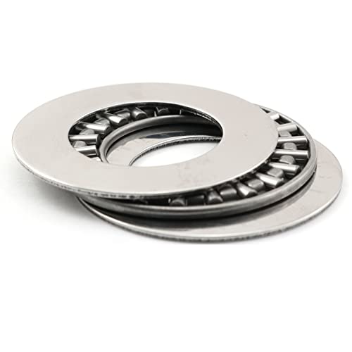 2 Sets AXK2035 Thrust Needle Roller Bearings with Washers 20mm Bore 35mm OD 2mm Width (2 x Bearings + 4 x Washers) - size: AXK2035