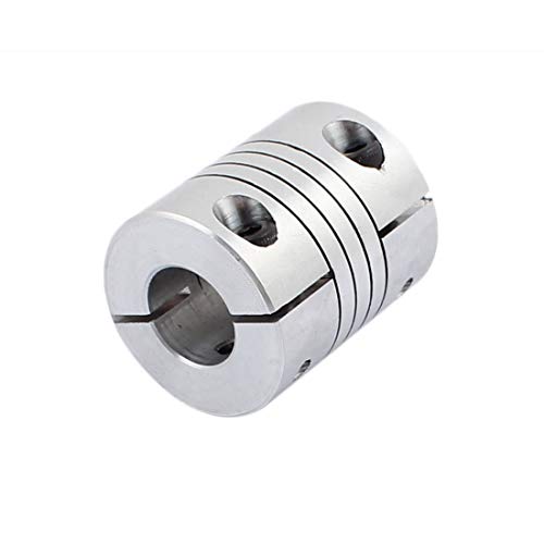 6mm to 12mm Shaft Coupling 30mm Length 25mm Diameter Stepper Motor Coupler Aluminum Alloy Joint Connector for 3D Printer CNC Machine DIY Encoder 2pcs - size: L30xD25mm 6x12mm 2pcs
