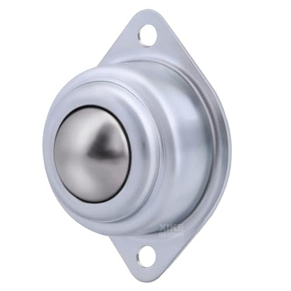 XiKe Ball Transfer Unit, 1/2 Inch Ball, Carbon Steel, 4 Pack - size: 18 pounds load ＆ 1/2" ball diameter