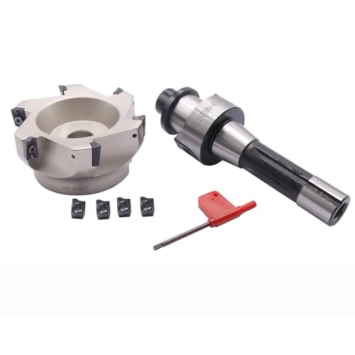 3.94"/100mm Cutting Dia 6-Flute 400R 100-32-6T Face Mill Shell Cutter Set
