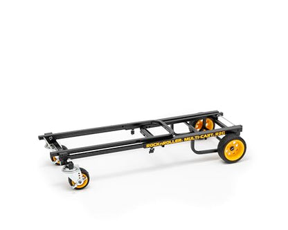 Rock-N-Roller R2G (Micro Ground Glider) 8-in-1 Folding Multi-Cart/Hand Truck/Dolly/Platform Cart/26" to 39" Telescoping Frame/350 lbs. Load Capacity, Black - style: Ground Glider