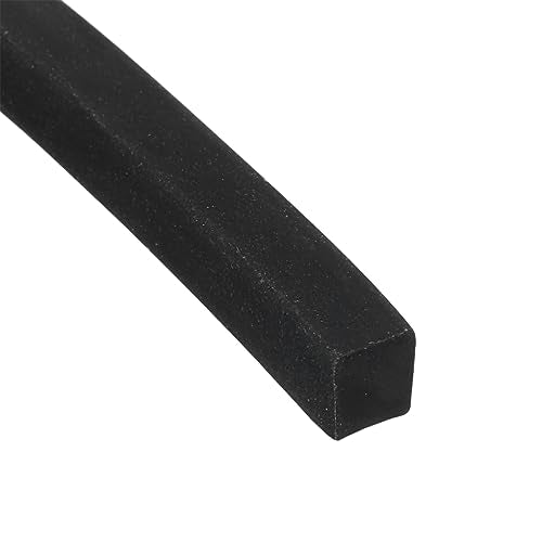 uxcell Neoprene Rubber Sheet Rolls 1/4" T x 0.2" W x 5'L Solid Rubber Seal Strip for DIY Gasket, Crafts, Pads, Seals, Protection - size: 1/4"T x 0.2"W x 5'L
