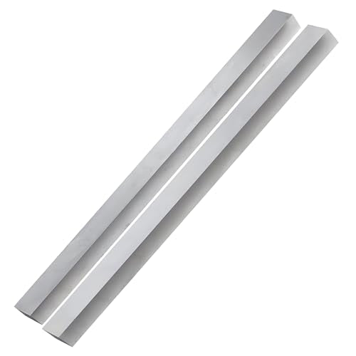 2Pcs HSS Square Bar 0.23" x 0.23" x 7.8" Precision Ground Tool Steel for Lathe Cutting Blades, High Speed Steel Lathe Tool Blank Rectangular Fly Cutter Mill Blank, HRC60-63 - color: Hss Square Bar, size: 0.23" x 0.23" x 7.8" (6mm x 6mm x 200mm)