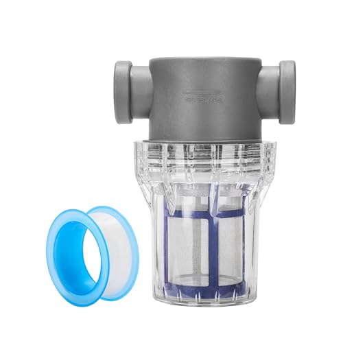 1/2'' Female NPT in-Line Strainer - Garden Hose Filter for High Pressure Washer, Sediment Filter with 100 Mesh Stainless Steel Screen (1/2'' 100 Mesh) - style: 1/2'' 100Mesh
