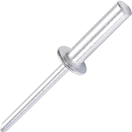 50Pcs Closed End Blind Rivets, 3/16" x3/8" - All Aluminum Dome Head Sealed Pop Rivets (4.8x10mm) - color: All Aluminum, size: 3/16"x3/8"(4.8x10mm)