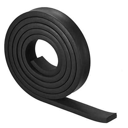 uxcell EPDM Spongy Rubber Sheet Strips 3/8" T x 1.18" W x 78.74" L, Neoprene Rubber Sheet Rolls for DIY Gasket, Sealing Padding, Reduce Vibration Mat - size: 3/8"T x 1.18"W x 78.74"L