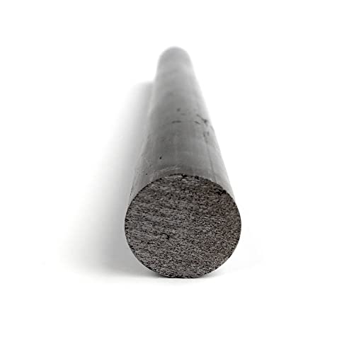 1144 Carbon Steel Round Bar, Unpolished (Mill) Finish, Cold Drawn, ASTM A311, 0.75" Diameter, 12" Length, OnlineMetals - size: 0.75" dia, style: 12" length