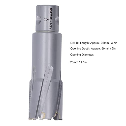 28mm Carbide Annular Cutter 50mm Depth Magnetic Drill
