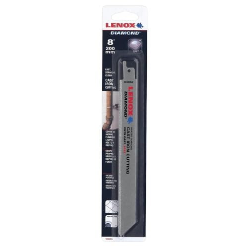 Lenox 8-in Grit-Tpi Diamond Grit Reciprocating Saw Blade - size: One Size