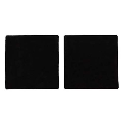 Sorbothane Vibration Isolation Square Pad, 4"x4", 2 Pack (30 Duro, 0.10" Thick) - size: 0.10" Thick