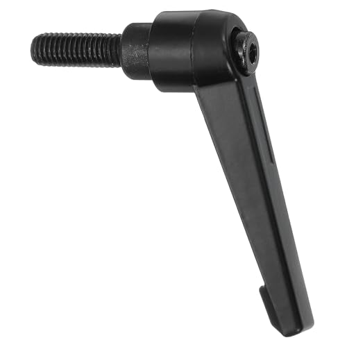 uxcell 1Pcs M8 x 20mm Adjustable Knobs Handle Male Thread Push Button Ratchet Quick Release Locking Rotating Bolt for Lathe Machinery, Black - size: M8 x 20mm