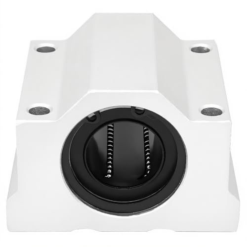 SC25UU 25mm Linear Bearing Slide Block, Linear Motion Ball Bearing Pillow Block, Aluminum Linear Motion Ball Bearing Slide Block CNC Linear Unit for Construction Machinery, Device