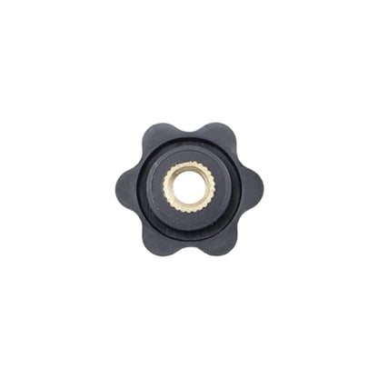 Antrader M6 Star Knob Clamping Handle Nut,Thru Hole Star Knobs,10Pcs - size: 25#M6