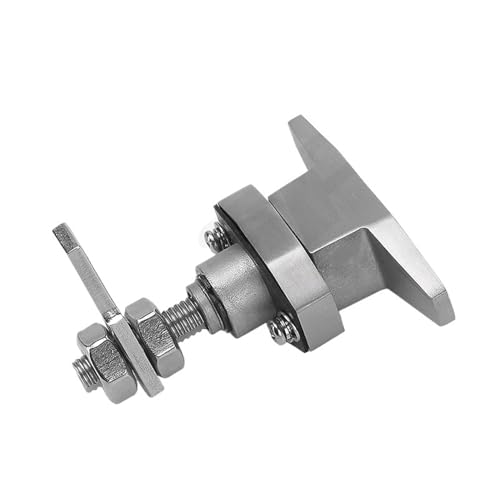 T-Shaped Handle Lock Industrial Cabinet Case Electrical Cabinet Stainless Steel Lock MS309-2 1Pcs(Stainless Steel) - color: Stainless Steel