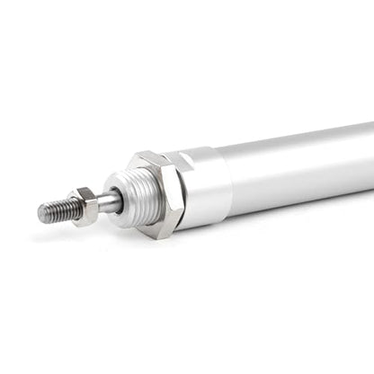 SNS Pneumatic 16mm Bore 100mm Stroke NPT1/8 Aluminum Alloy Mini Air Cylinder Double Action MAL16x100 - size: MAL16*100-NPT