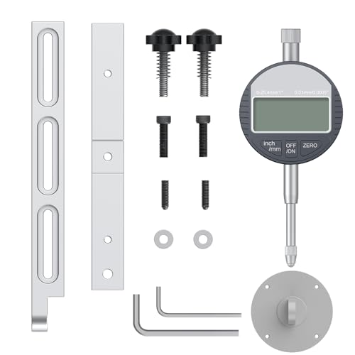 HDLNKAK Table Saw Digital Dial Indicator Gauge 0-1"/0.0005" for Calibrating - color: Table Saw Digital Dial Indicator Gauge