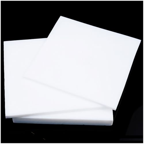PTFE Plastic Sheet, Virgin PTFE Teflon Sheet, 8"x12", 1/8" Thick - size: 200mmx300mmx3mm