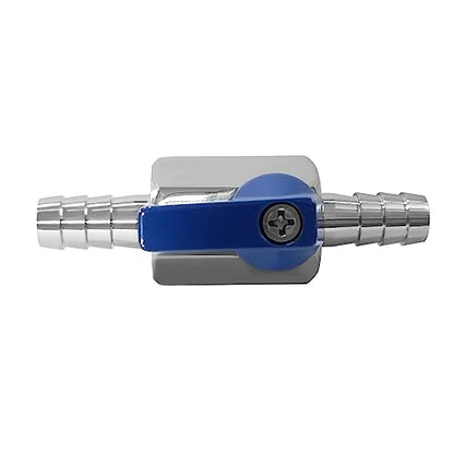 Beduan 2PCS 3/8” Barb Ball Valve 304 Stainless Steel Mini Shut Off Valve - size: 3/8" Hose Barb