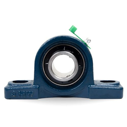 Jeremywell UCP204-12 Pillow Block Bearing (2 Pack), 3/4 inch Bore, 2 Bolt Flange Mounted, Solid Cast Iron Base, Self-Alignment - size: UCP204-12