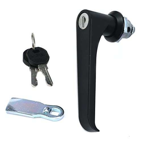 HEVSTIL Stainless Steel Handle Lock, Power Cabinet Door Lock, Outdoor Switch Cabinet Power Distribution Cabinet Lock